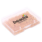 BEADIA 18K Gold Plated Jump Rings Non Tarnish 6mm 400pcs for Jewelry Making Findings - color: Gold, size: 0.7x6mm