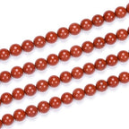 90pcs Adabele Natural Grade A Red Jasper Healing Gemstone 4mm (0.16 inch) Small Round Beads Gem Stone Spacer for Craft Jewelry Making GF33-4 - color: Grade a Red Jasper, size: 4mm (90pcs/1 Strand)