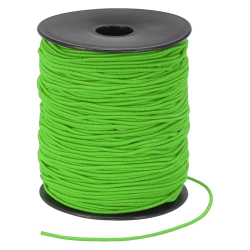 PATIKIL Stretchy String for Bracelets 109 Yards / 100m, 1.5mm Elastic Cord for Jewelry Making, Necklaces, Beading and Crafts DIY, Green - color: Green