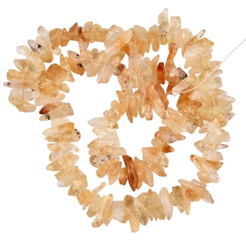15.5 Inch 10-15mm Natural Citrine Gemstone Free Form Semi Precious Irregular Strand Drilled Stone Spacer Beads for Jewelry Making - color: Citrine 10-15mm