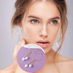 Pndeyo 280pcs Hypoallergenic Earring Beading Hoops, 20mm 25mm 30mm 35mm Round Hoop Earrings Findings, Open Earring Wire Ring Accessories for Jewelry Making- Silver & Gold - color: Gold-280pcs