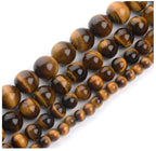 90pcs Adabele Natural Grade A Yellow Tiger Eye Healing Gemstone 4mm (0.16 inch) Small Round Beads Gem Stone Spacer for Jewelry Making GY26-4 - color: Grade a Tiger's Eye, size: 4mm (90pcs/1 Strand)