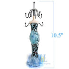 2 PCS Set Jewlery Display Shoe Ring Holder - Mannequin Necklace Display Bracelet Orgaziner (Turquoise) - color: Turquoise