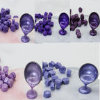 250Pcs Purple Mix Sealing Wax Beads for WaxSeal Stamp, WaxSeal Beads Set with 5 Colors Perfect for Gift Sealing, Letter Wax Sealing (250, Purple Mix) - color: Purple Mix