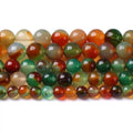10mm 36pcs Natural Peacock Agates Beads for Jewelry Making Semi Precious Loose Gemstones Beads DIY Bracelet Necklace 15" 1 Strand - color: Peacock Agate, size: 10mm