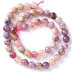 60pcs 6mm 5A Natural Pink Tourmaline Stone Beads Round Loose Spacer Healing Energy Beads for Jewelry Making DIY Bracelets Necklaces 15" (6mm, Pink Tourmaline) - color: Pink Tourmaline, size: 6mm