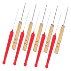 10Pcs Beading Pin Set Jewelry Making Tools Stainless Steel Household Ergonomic Easy to Use Portable Stitching Awl Practical