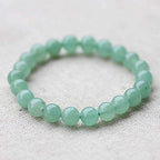 Natural Stone Beads 100pcs 6mm Green Aventurine Round Genuine Stone Beading Loose Gemstone Hole 1mm DIY Charm Smooth Beads for Bracelet Necklace Earrings Jewelry Making (Green Aventurine, 6mm) - color: Green Aventurine, size: 6mm