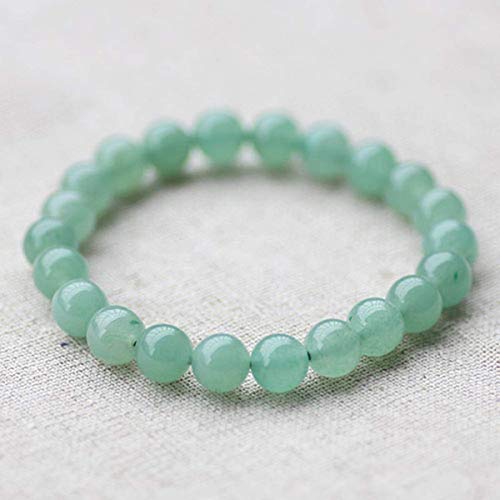 Natural Stone Beads 100pcs 10mm Green Aventurine Round Genuine Stone Beading Loose Gemstone Hole 1mm DIY Charm Smooth Beads for Bracelet Necklace Earrings Jewelry Making (Green Aventurine, 10mm) - color: Green Aventurine, size: 10mm