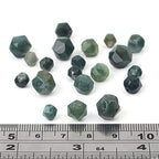 BEADIA Faceted Natural Moss Agate Stone Round Beads 10mm 36cm/Strand for Jewelry Making - color: Moss Agate, size: 10mm
