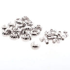 The Beadsmith Basic Elements Crimp Tubes & Corrugated Crimp Covers Designed to Secure The Ends of Jewelry Stringing Cables & Wires, Silver Color