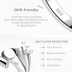 VANBARIS Rose Gold Necklace Extender Rose Gold Durable Necklace Extender, 925 Sterling Silver Chain for Bracelet Anklet, 2 Piece Set 4" 6" Inches - color: RoseGold, size: 4 6 inch