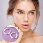 Pndeyo 280pcs Hypoallergenic Earring Beading Hoops, Metal Round Hoop Earrings Findings, Open Earring Wire Ring Accessories for Jewelry Making- Silver - color: Silver-280pcs