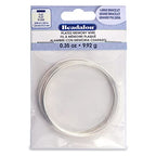 Beadalon Memory Wire, Flat, Large Bracelet, Silver Plated, Approx. 12 coils - color: Silver, size: Bracelet
