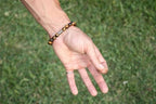 Rose Quartz Bracelet - 8mm Healing Crystal for Love, Unisex - color: 04: Yellow Tiger, style: B: 6.5-6.9 inches