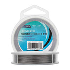 BENECREAT 7 Strands 260FT 0.38MM Stainless Steel Bead String Wire Tarnish Resistant Steel Wire for Necklace Bracelet Making - color: Stainless Steel, size: 0.38mm - 7 Strands