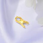 14K Yellow Gold Jewelry Clasp Necklace Extender Clasp Bracelet Extension Connector for DIY Necklace Bracelet Anklet Jewelry Making, 14K Gold Clasp for DIY Jewelry Making (Style 2) - style: Style 2