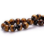 BEADIA Natural Yellow Tiger Eye Stone Round Loose Semi Gemstone Beads for Jewelry Making 8MM 44PCS - color: Yellow Tiger Eye, size: 8mm