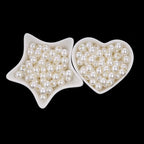 FM FM42 500g/1200pcs 10mm Pearls with 5mm Big Hole Ivory Simulated Pearl Beads for Crafts - color: 10mm Pearls with 5mm Hole, 500g/1200pcs