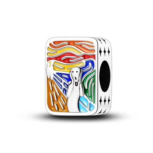 LAZA 925 Sterling Silver Charm for Bracelet Necklace Dangle Love Mom Butterfly Party Charm Beads Pendants DIY Jewelry for Women - color: square drive