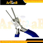 Bail Making Pliers with PVC Grip Handle | for Making S-Hooks, Ear Loops, Jump Loops, Bail, and More - German Stainless Steel ((J4S) 1.70 & 2.70mm Loops) - size: (J4S) 1.70 & 2.70mm Loops