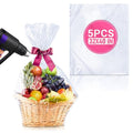 5 Pcs Shrink Wrap Bags for Gift Baskets – 32x40 Large Shrink Wrap, Wide Use for Gifts & Hampers – Durable & Easy to Use Clear Cellophane Bags for Presents, Mother’s Day Packaging & Holiday Baskets - size: 1 count (Pack of 5)
