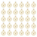PATIKIL Pearl Charm, 100pcs Pearl Beads Faux Pearl Pendant Charm DIY for Jewelry Making Bracelets Earrings Necklace Crafts - color: Golden Beige, size: 14mm