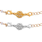 12pcs Magnetic Jewelry Clasp, 6 Styles Premium Magnetic Necklace Extenders with Double Lobster Clasps Jewelry Closures for Necklaces Bracelets (Silver, Gold-Colored)