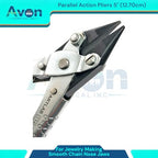 Adjustable Double Nylon Flat Nose Jaws & Non-Adjustable + Smooth Chain Nose – Uniform Pressure to Provide a Consistent Grip – Textured Metal Handles - Tool for Jewelry Making (3 Pack Bundle)