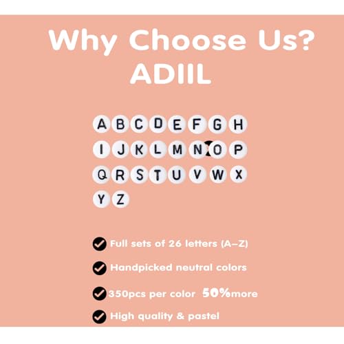 ADIIL 7200pcs Clay Beads Bracelet Making Kit, 6mm Polymer Heishi Beads for Jewelry Making, Friendship Bracelet Kit Birthday Gift for Adults Neutral - color: Neutral