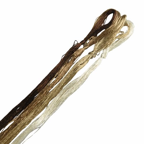4 Skeins Mulberry Silk Floss Embroidery Thread Floss-Cross Stitch Threads China Silk Woven Jewelry Threads DIY Sewing Kits (23) - color: 23