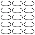UNICRAFTALE 80Pcs Black Bracelet Makings Waxed Polyester Cord Adjustable Bracelet Making Cord Bracelet Inner Diameter 40~70mm for Women Men Jewelry Making Supplies