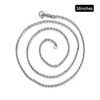 30 Pack Necklace Chains 2mm Stainless Steel Link Cable Chain Necklace Bulk for DIY Jewelry Making Supplies (18 Inches) - color: 18 Inches
