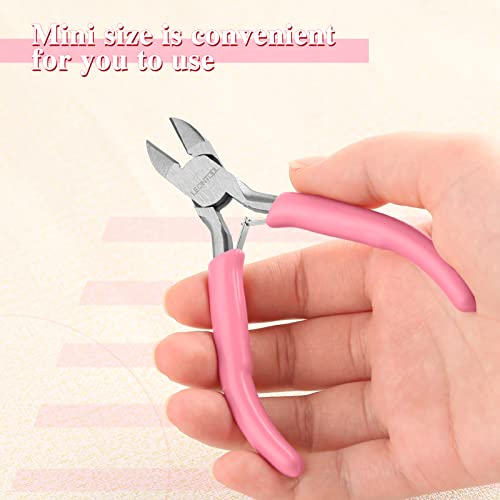 4-Inch Side Cutters for Jewelry Making Diagonal Cutting Pliers Wire Cutters Diagonal Side Cutting Pliers Mini Jewelry Making Tool Jewelry Plier for Wire, Zip Ties, Crafting - style: Diagonal Cutting Pliers