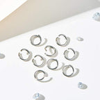 DanLingJewelry 1000 pcs 304 Stainless Steel 18 Gauge Open Jump Rings 8mm for Jewelry Making Connectors Jewelry Finding - color: 1000 pcs - ф8mm δ 1.2mm