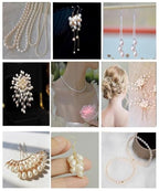 50 Pcs Real Pearl Beads for Jewelry Making AAA 7-8 mm Non-Porous Natural Pearls Beads Real Freshwater Pearls Oval Pearl Bead Loose Gemstone Bead Gift for Mother's Day.,DIY Gifts. - color: White 7-8mm, no holes.