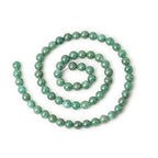 60PCS 6mm Natural African Jade Gemstone Round Loose Beads for Jewelry Making DIY Findings 1 Strand 15" - color: African Jade, size: 6mm