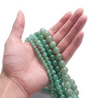 BEADIA Natural Green Aventurine Jade Stone Round Loose Semi Gemstone Beads for Jewelry Making 12MM 32PCS - color: Green Aventurine Jade, size: 12mm