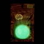 John Bead 25g Cylin Beads Blue Glow in Dark AB 11/0 Glass Cylindrical Seed Beads for Jewelry Bracelets Necklaces Earrings Making Embroidery - color: Blue Glow in Dark AB