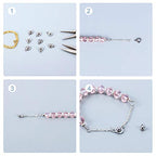 PH PandaHall 10 Sets 304 Stainless Steel Snap Button Clasps Ball & Socket Snap Clasps Fastener Clasp for Necklace Bracelet DIY Craft - color: Stainless Steel Color