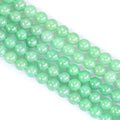 Natural Green Aventurine Beads 8mm Round Stone Beads for DIY Bracelets Necklace Earrings Making 45pcs - color: Green Aventurine, size: 8mm