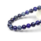 MJDCB 10mm Dark Blue Imperial Jasper Gemstone Beads Round Loose Stone Bead for Jewelry Making Bracelets Necklaces - color: Dark Blue Imperial Jasper, size: 10mm