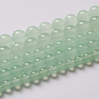 4mm 90pcs Natural Green Jade Chalcedony Beads Energy Healing Power Stone Beads for Jewelry Making Round Loose Beads DIY Bracelet 15" (Green Jade, 4mm) - color: Green Jade, size: 4mm