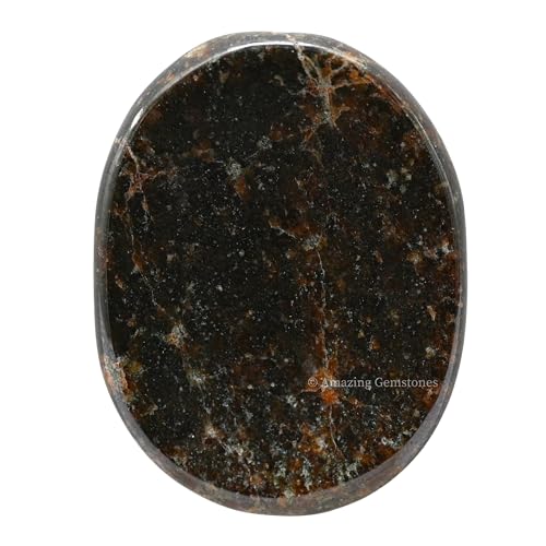 Amazing Gemstone Garnet Worry Stone Crystals and Healing Stones - Stones for Stress Relief - Piedra Crystal Fidget for Meditation, Relaxation - Unique Stocking Stuffers and Birthday Gift - color: Garnet