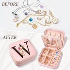 Christmas Stocking Stuffers for Women, Personalized Gifts Birthday Gift for Teen Girls, Travel Jewelry Case Box Organizer Mothers Day Mom Gifts for Daughter - style: W