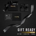 MagnetRX® Magnetic Bracelets for Men – Effective Mens Magnetic Bracelet with Carbon Fiber Inlay – Adjustable Length with Included Sizing Tool (Black) - color: Black Carbon Fiber (2X Strength)