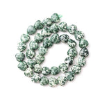 10mm Natural Green White Sodalite Stone Beads Heart Shape DIY Loose Gemstone Energy Healing Crystal Charms for Jewelry Making Handmade - color: Green White Sodalite