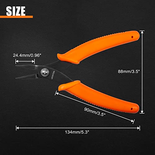 Mini Round Nose Pliers with Smooth Jaws - 5-Inch Jewelry Making Precision Pliers - style: Round Nose Pliers