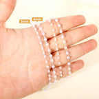 33 Feet Silver Pearl Beads Chains Roll, 3mm Faux Pearls Beaded Silver Plated Brass Cable Link Chain Spool Bulk for Jewelry Making DIY Craft - color: 3.0MM Silver Color