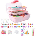JYBNB 16000+Rubber Band Bracelet Kit, 30 Colors Rubber Bands Refill Loom Set, Loom Bands Kit,Friendship Bracelet Creativity Birthday Gift